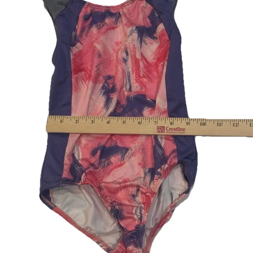 Girls Gymnastics‎ Leotard M 7/8 More Than Magic Pink Purple Athletic